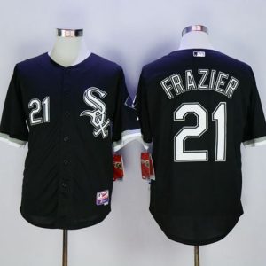 White Sox #21 Todd Frazier Black Cool Base Stitched Jersey