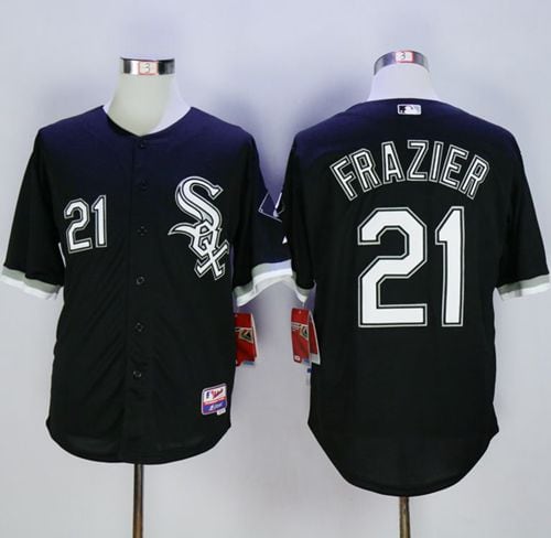 White Sox #21 Todd Frazier Black Cool Base Stitched Jersey