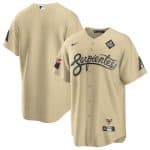 Arizona Diamondbacks Blank Gold 2023 World Series City Connect Cool Base Stitched Jersey