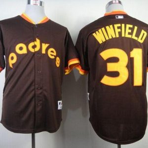 Padres #31 Dave Winfield Coffee 1984 Turn Back The Clock Stitched Jersey