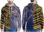 Baltimore Ravens Purple Black Gold Pullover Hoodie