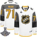 Penguins #71 Evgeni Malkin White 2016 All Star Stanley Cup Champions Stitched Jersey
