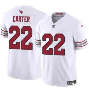 Arizona Cardinals #22 Michael Carter White 2023 F.U.S.E. Vapor Untouchable Limited Stitched Jersey
