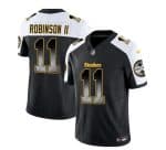 Pittsburgh Steelers #11 Allen Robinson II Black White 2023 F.U.S.E. Smoke Vapor Untouchable Limited Stitched Jersey
