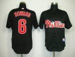 Phillies #6 Ryan Howard Black Stitched Jersey