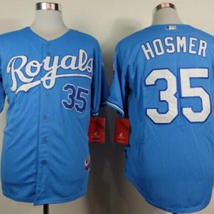 Royals #35 Eric Hosmer Light Blue Alternate 1 Cool Base Stitched Jersey