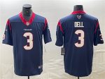 Houston Texans #3 Tank Dell Navy Vapor Untouchable Stitched Jersey