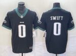 Philadelphia Eagles #0 D'Andre Swift White 2023 F.U.S.E. Vapor Untouchable Limited Stitched Jersey
