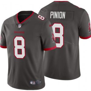 Tampa Bay Buccaneers #8 Bradley Pinion 2020 Grey Vapor Untouchable Limited Stitched Jersey