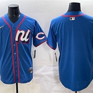 National League Cincinnati Reds Blank Blue 2025 All-Star Edition Limited Stitched Jersey