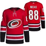 Carolina Hurricanes #88 Martin Necas Red Stitched Jersey