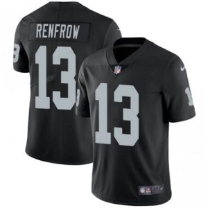 Raiders #13 Hunter Renfrow Black Vapor Untouchable Limited Stitched Jersey