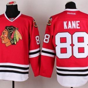 Blackhawks #88 Patrick Kane Stitched Red Jersey