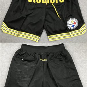 Pittsburgh Steelers Black Shorts (Run Small)