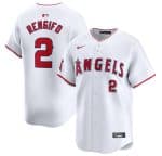 Los Angeles Angels #2 Luis Rengifo White Home Limited Stitched Jersey