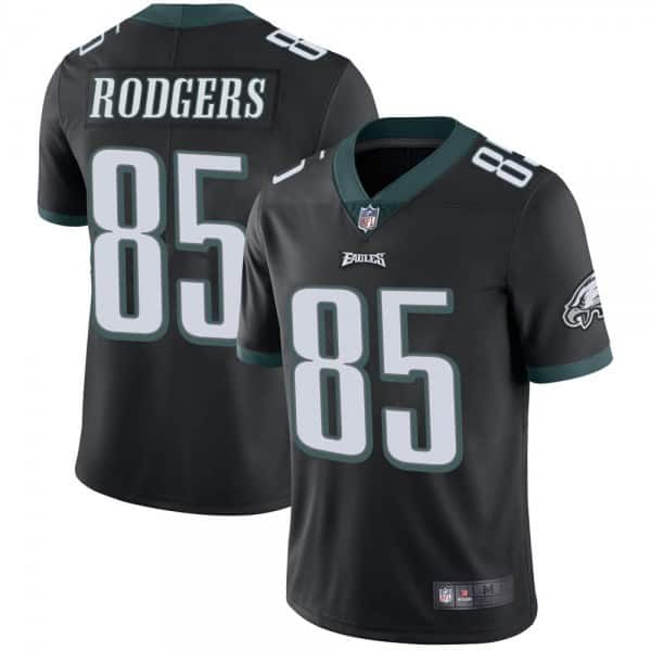 Philadelphia Eagles #85 Richard Rodgers Black Vapor Untouchable Limited Stitched Jersey