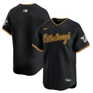 Pittsburgh Pirates Blank Black Alternate Limited Stitched Jersey