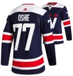 Washington Capitals #77 T.J. Oshie Navy Pro Stitched Jersey
