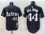Houston Astros #44 Still Tippin Black Gothic 'Houston Born Barrio Raised' Limited Stitched Jersey
