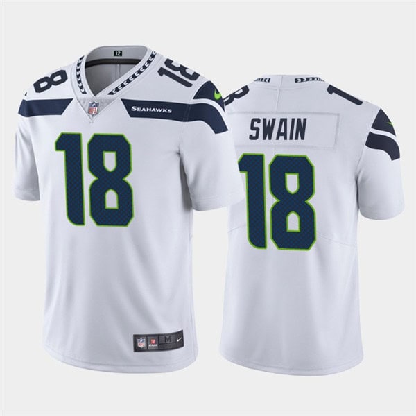 Seattle Seahawks #18 Freddie Swain White Vapor Untouchable Limited Stitched Jersey