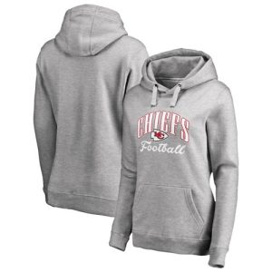 Kansas City Chiefs NFL Gray Pro Line by Fanatics Branded Victory Script Plus Size Pullover Hoodie
