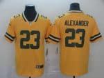 Green Bay Packers #23 Jaire Alexander Gold Inverted Legend Stitched Jersey