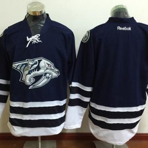 Predators Blank Blue Third Stitched Jersey