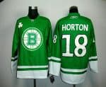 Bruins Chris Horton #18 Green St. Patty's Day Stitched Jersey