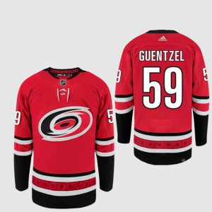 Carolina Hurricanes #59 Jake Guentzel Red Stitched Jersey