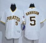 Pirates #5 Josh Harrison White Flexbase Authentic Collection Stitched Jersey