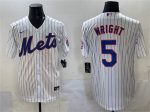 New York Mets #5 David Wright White Stitched Jersey