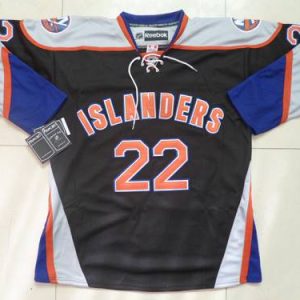 Islanders #22 Mike Bossy Black Third Stitched Jersey