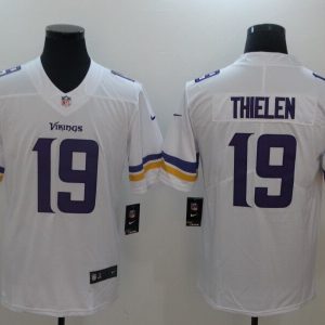 Minnesota Vikings #19 Adam Thielen White Vapor Untouchable Limited Stitched Nike Jersey