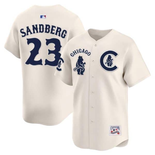 Chicago Cubs #23 Ryne Sandberg Cream Special Vapor Premier Limited Stitched Jersey