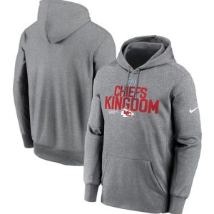 Kansas City Chiefs Gray Super Bowl LVII Champions Local Pack Therma Performance Pullover Hoodie