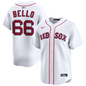 Boston Red Sox #66 Brayan Bello White 2024 Home Limited Stitched Jersey