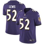 Baltimore Ravens #52 Ray Lewis Purple Vapor Untouchable Limited Jersey