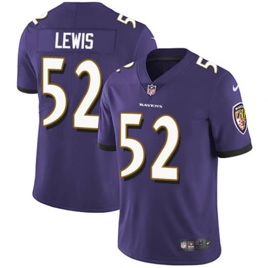 Baltimore Ravens #52 Ray Lewis Purple Vapor Untouchable Limited Jersey