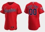 Cleveland Guardians Personalized Custom Red Stitched Jersey