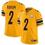 Pittsburgh Steelers #2 Mason Rudolph Gold Inverted Legend Stitched Jersey