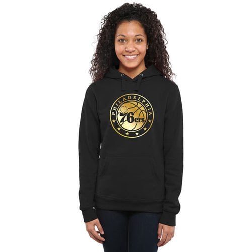 Philadelphia 76ers Gold Collection Pullover Hoodie Black