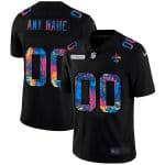 New Orleans Saints Customized Custom 2020 Black Crucial Catch Limited Stitched Jersey