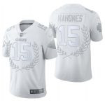 Kansas City Chiefs #15 Patrick Mahomes White Stitched Jersey