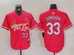 St. Louis Cardinals #33 Brendan Donovan Red 2024 City Connect Stitched Jersey