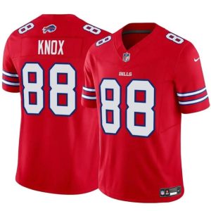 Buffalo Bills #88 Dawson Knox Red 2024 F.U.S.E. Vapor Untouchable Limited Stitched Jersey