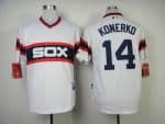 White Sox #14 Paul Konerko White Alternate Home Cool Base Stitched Jersey