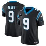 Carolina Panthers #9 Bryce Young Black 2023 F.U.S.E. With 1-Star C Patch Vapor Untouchable Stitched Jersey
