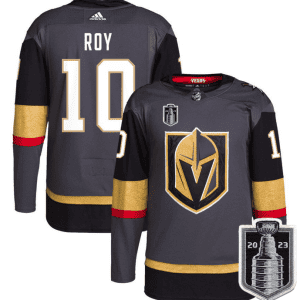 Vegas Golden Knights #10 Nicolas Roy Gray 2023 Stanley Cup Final Stitched Jersey