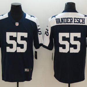 Dallas Cowboys #55 Vander Esch Navy 2018 Draft Vapor Untouchable Limited Stitched Jersey