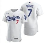 Los Angeles Dodgers White #7 Julio Urias Flex Base Stitched Jersey